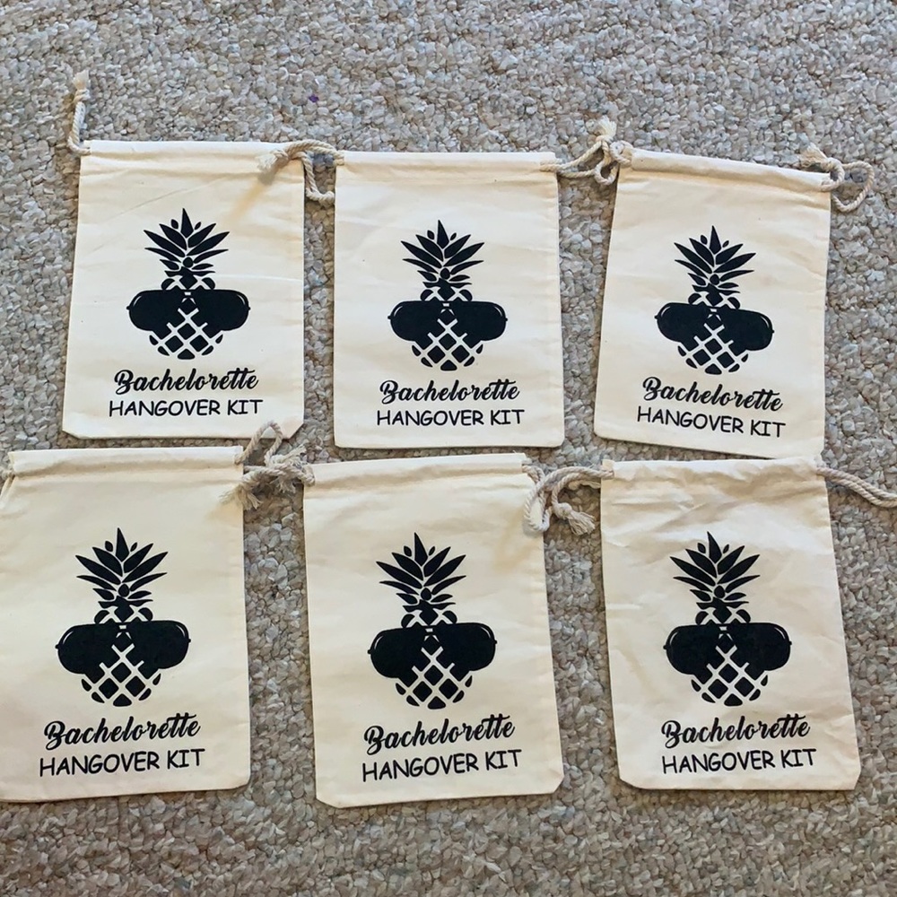 Bachelorette Hangover Kit goodie bags